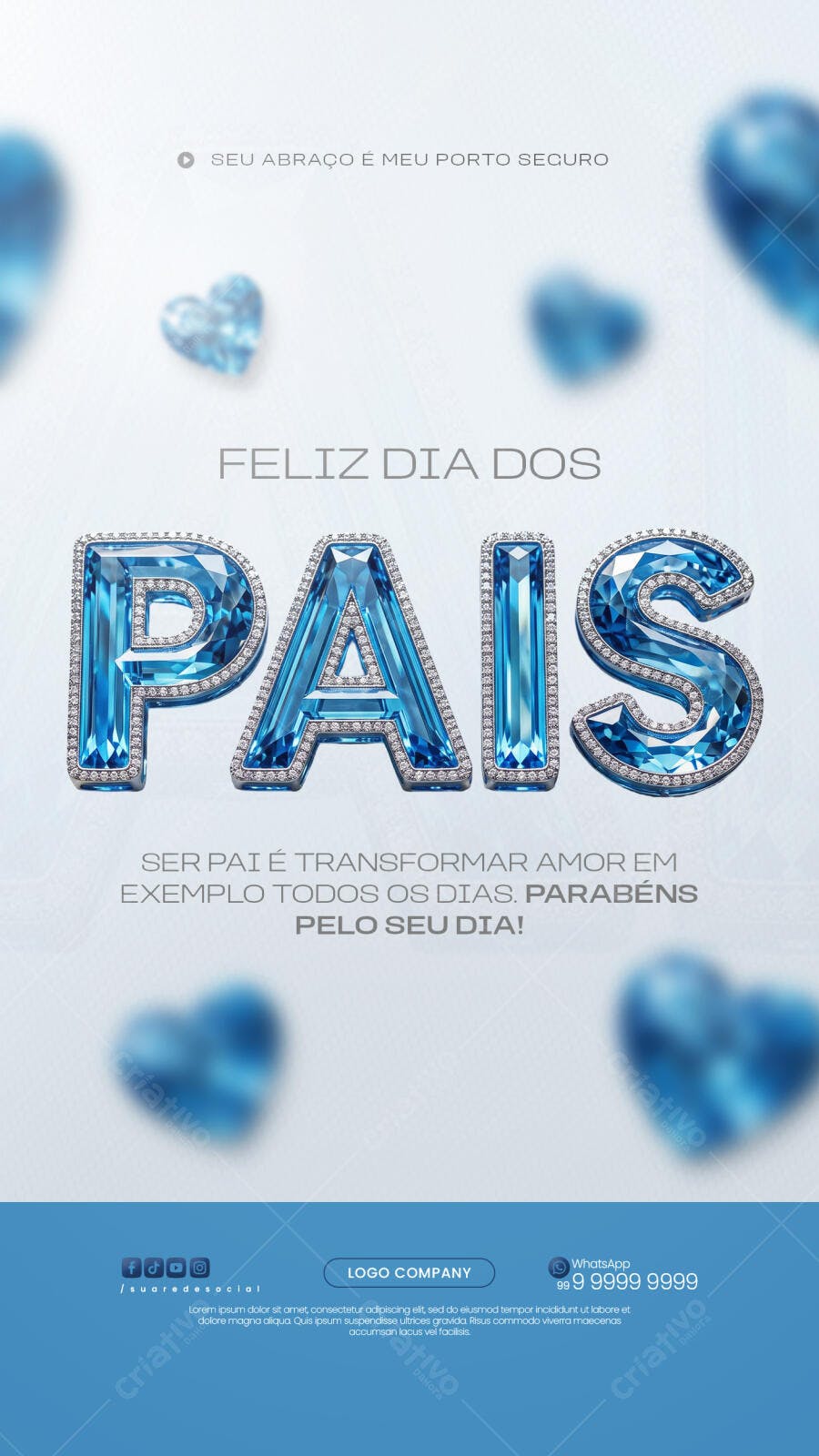 Story Dia dos Pais Joalheria Luxo PSD Editável