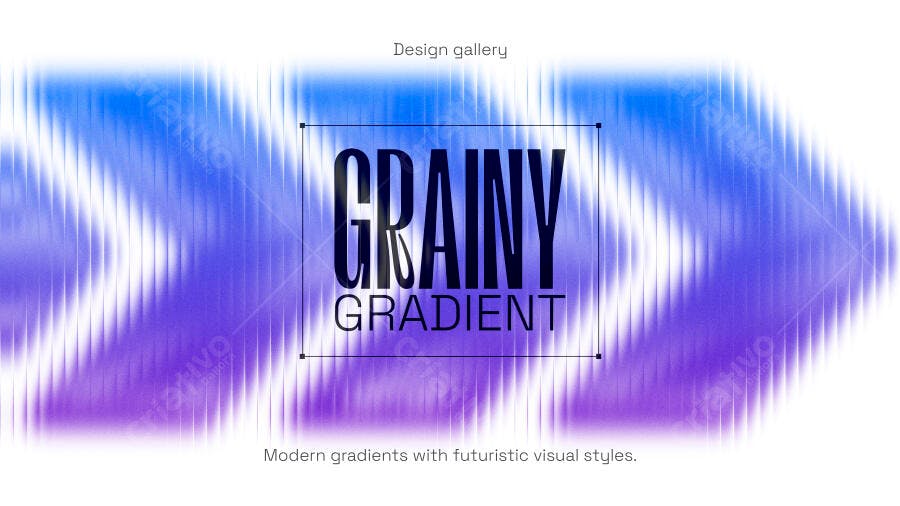 Banner Abstrato Gradiente Granulado Moderno PSD Editável