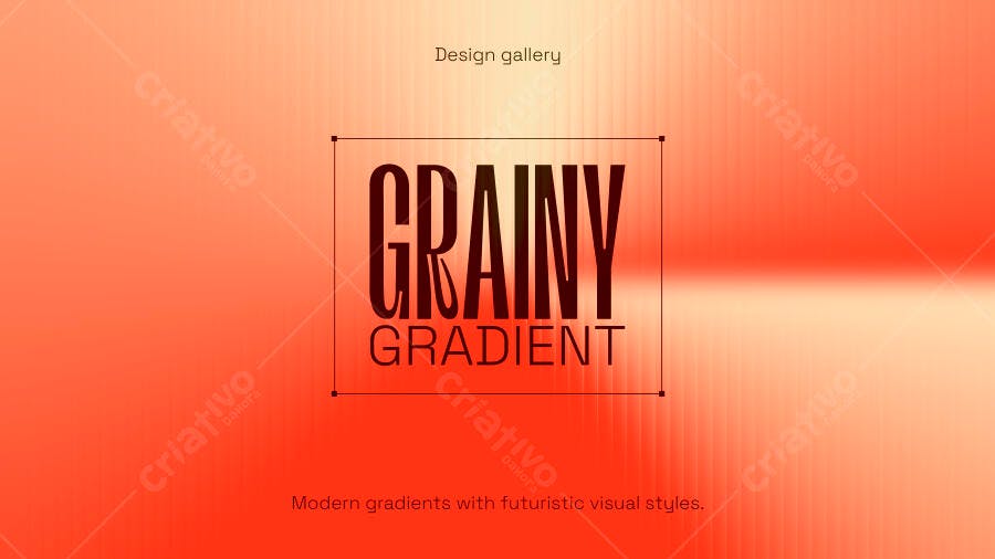 Fundo Gradiente Granulado Laranja Vermelho PSD Editável