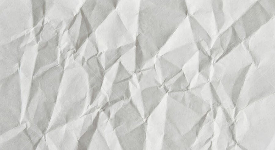 Foto Textura Papel Amassado Branco Fundo Abstrato