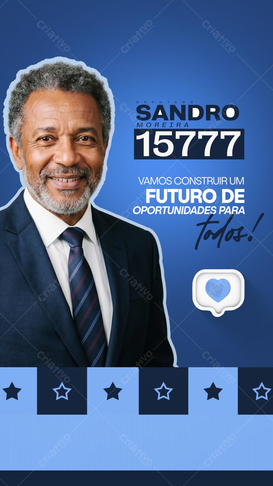 Story Instagram Campanha Política PSD Editável