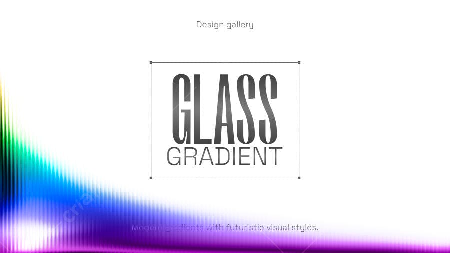 Background transparente Efeito Vidro Glass 3D Gradiente Suave Fundo Minimalista PNG PSD