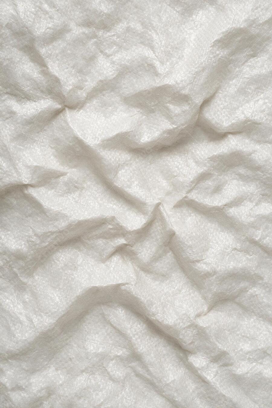 Textura Papel Amassado Branco Rugoso para Fundo