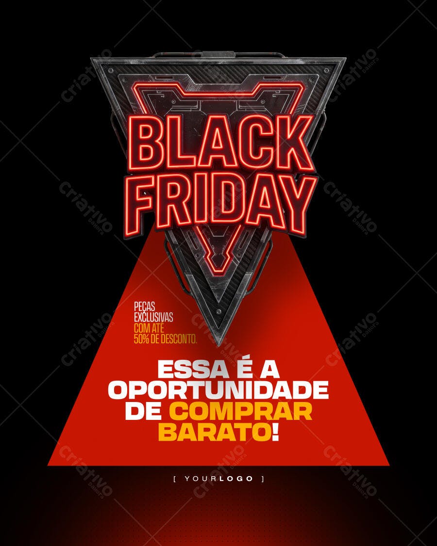 Post Instagram Black Friday Novembro Ofertas PSD Editável