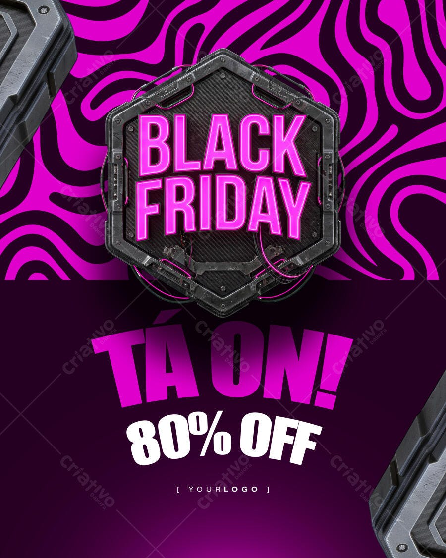 Post Instagram Black Friday Novembro Promoção PSD Editável