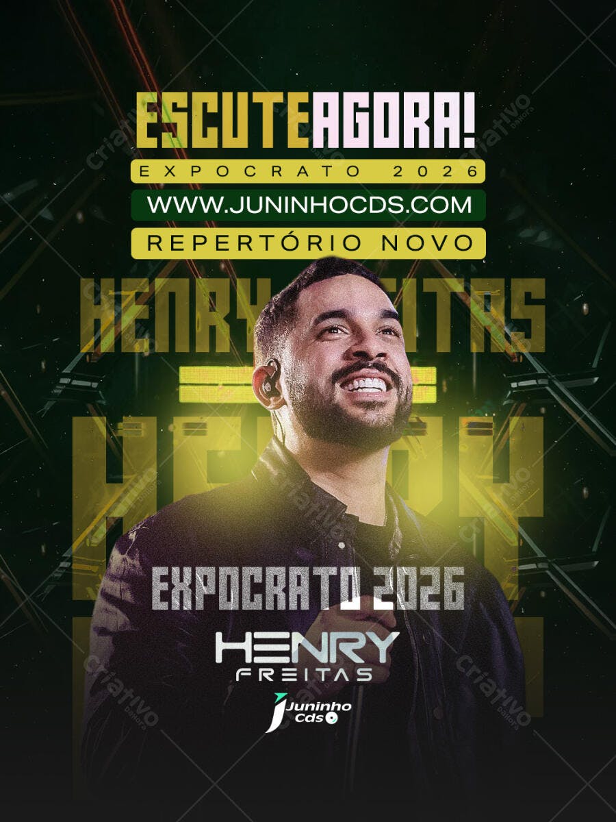 Flyer Divulgação Show Evento Musical PSD Editável