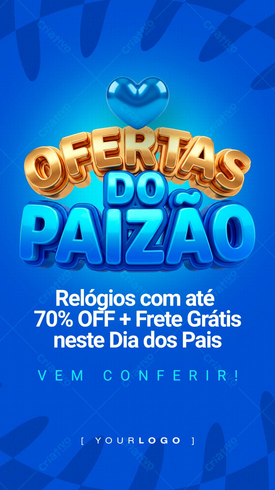 Story Dia dos Pais Ofertas do Paizão PSD Editável