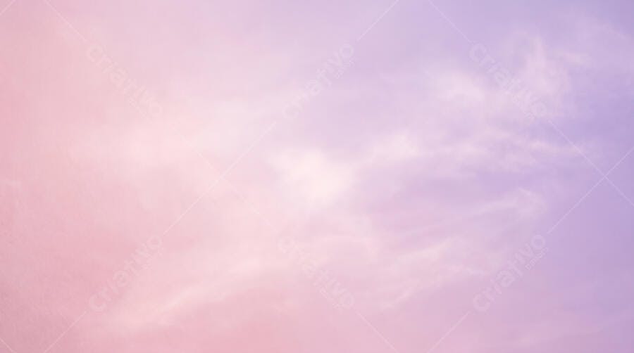 Foto Céu Rosa Roxo Nuvens Suaves Pôr do Sol Gradiente