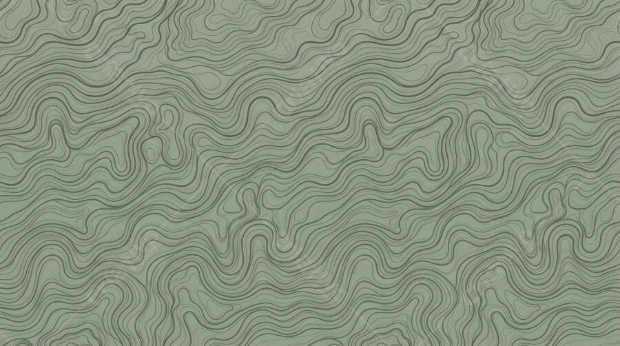 Fundo Abstrato Linhas Onduladas Verde Textura Orgânica