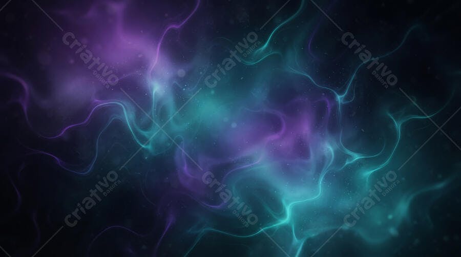Fundo Abstrato Neon Roxo Azul Textura Líquida Fluida