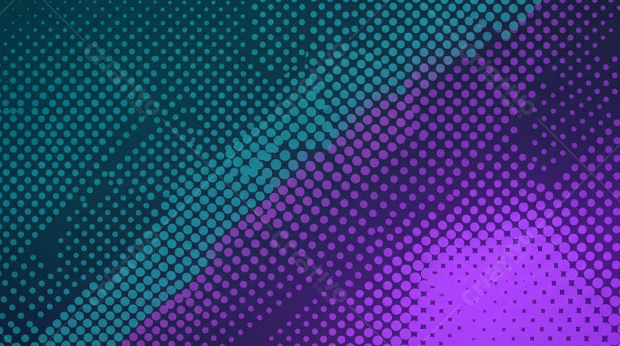 Fundo Gradiente Abstrato Pontilhado Roxo e Verde Água