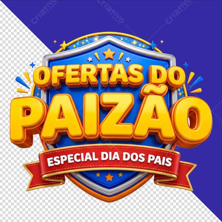 Ofertas do Paizão Dia dos Pais PSD Editável