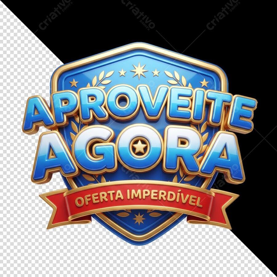 Selo Promocional Oferta Imperdível PSD Editável