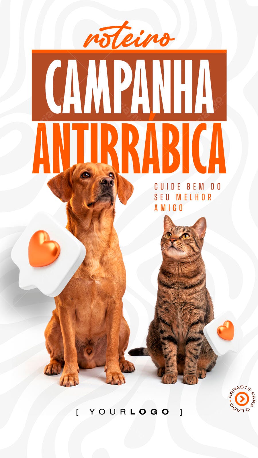 Story Campanha Antirrábica Pet Shop PSD Editável