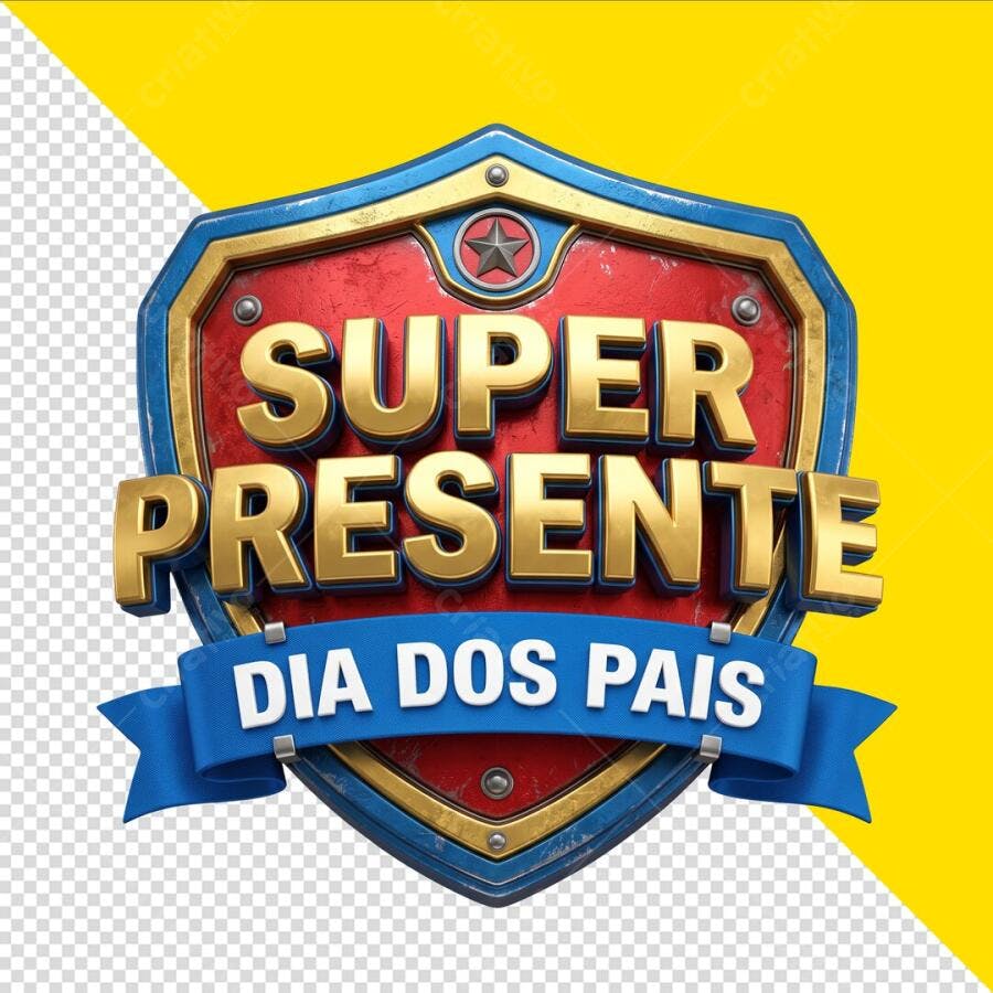 Super Presente Dia dos Pais Agosto PSD Editável