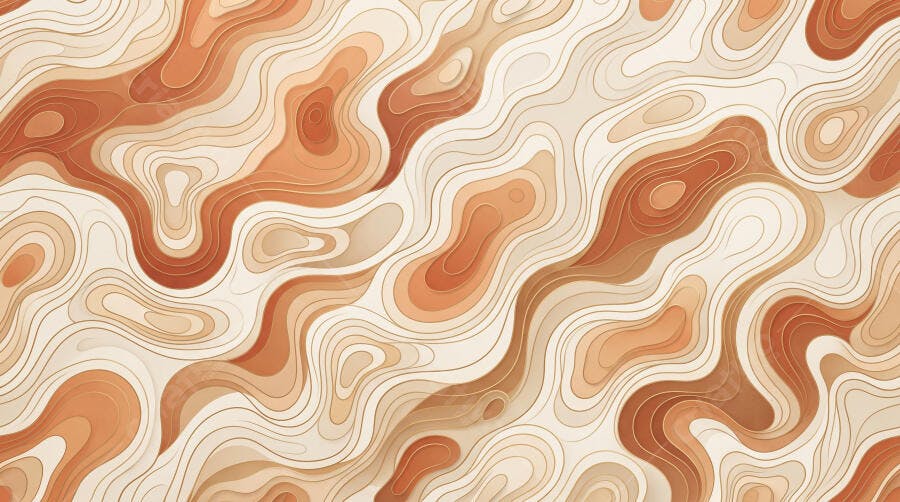 Textura Abstrata Ondulada Tons Terrosos Marrom Bege