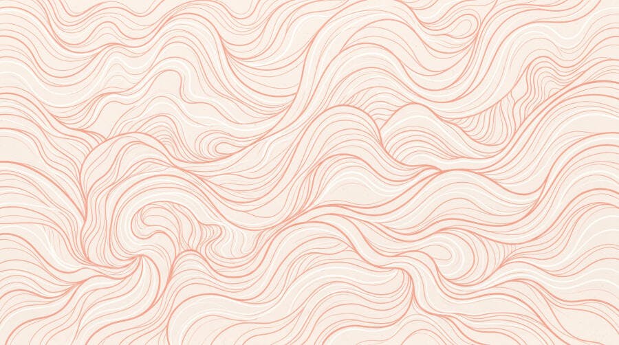 Textura Ondas Orgânicas Linhas Finas Rosa Claro Fundo Abstrato