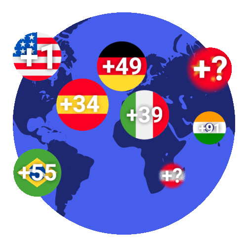 Flags & Dial Codes Plugin Bubble