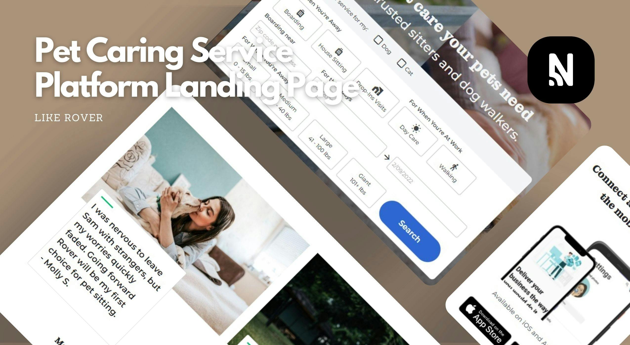 Pet Sitter Services Template Bubble