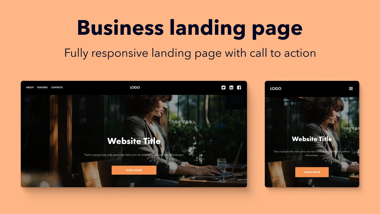 Saas/App Landing page Template Bubble