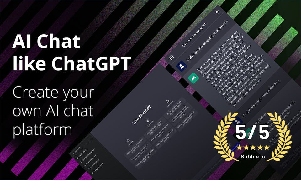 Chatgpt Clone Template Bubble