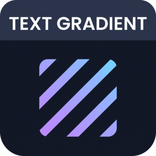 Animated Text Gradient + Plugin | Bubble