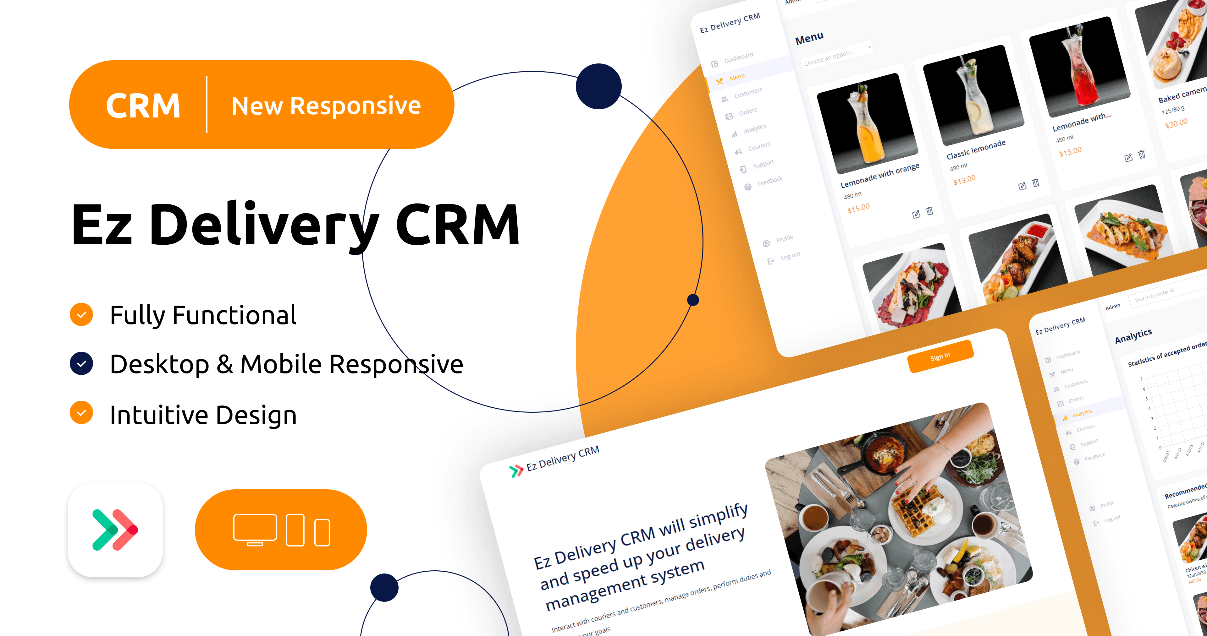 Ez Delivery CRM Template Bubble