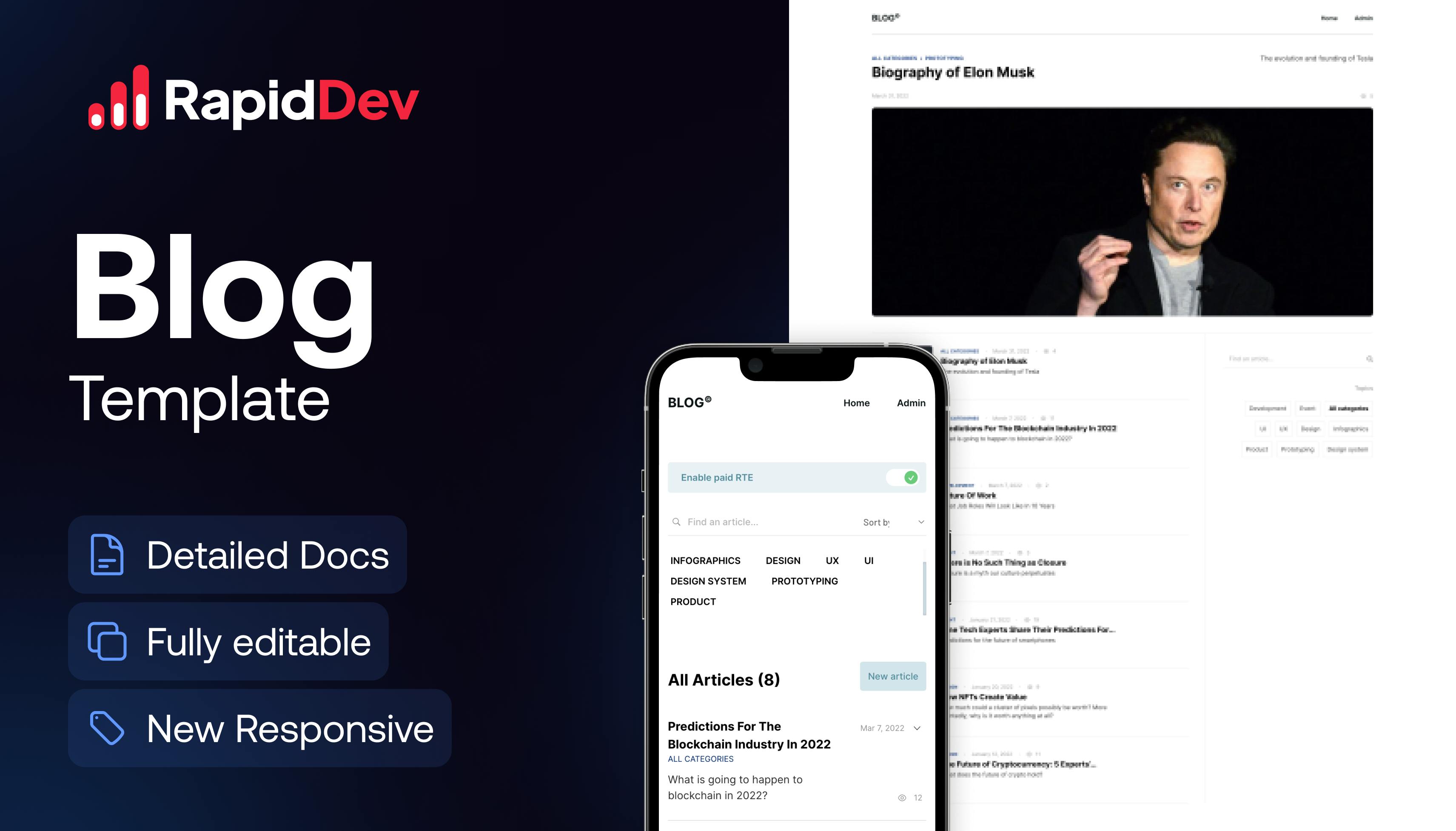 Bloggy - Blog Template Template | Bubble