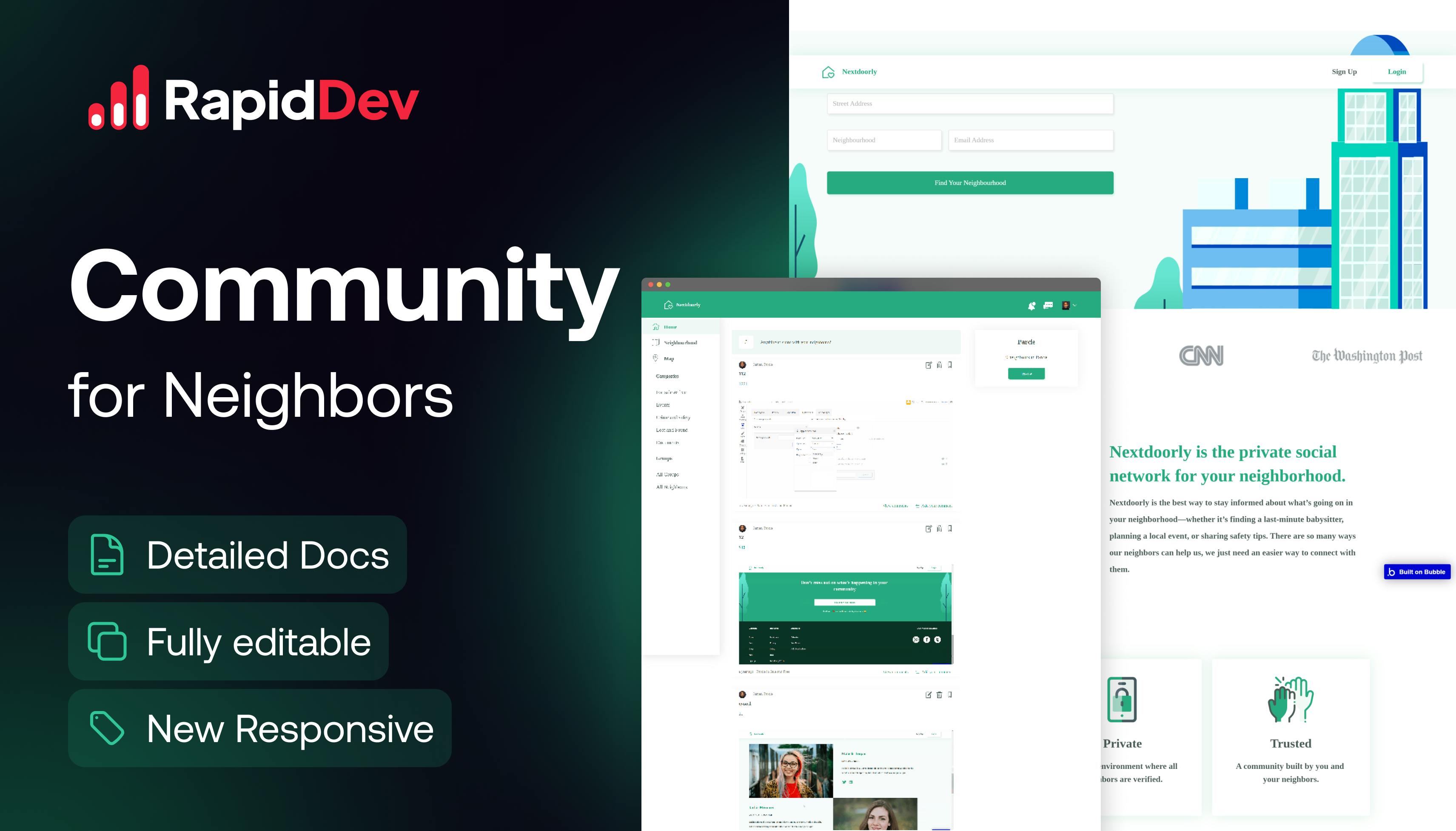 Neighbor Communities Template | Bubble