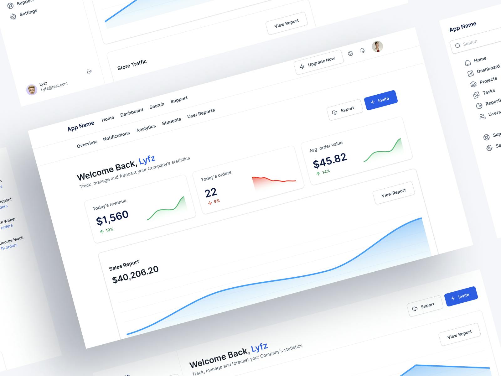 Essential Dashboard Kit Template Bubble