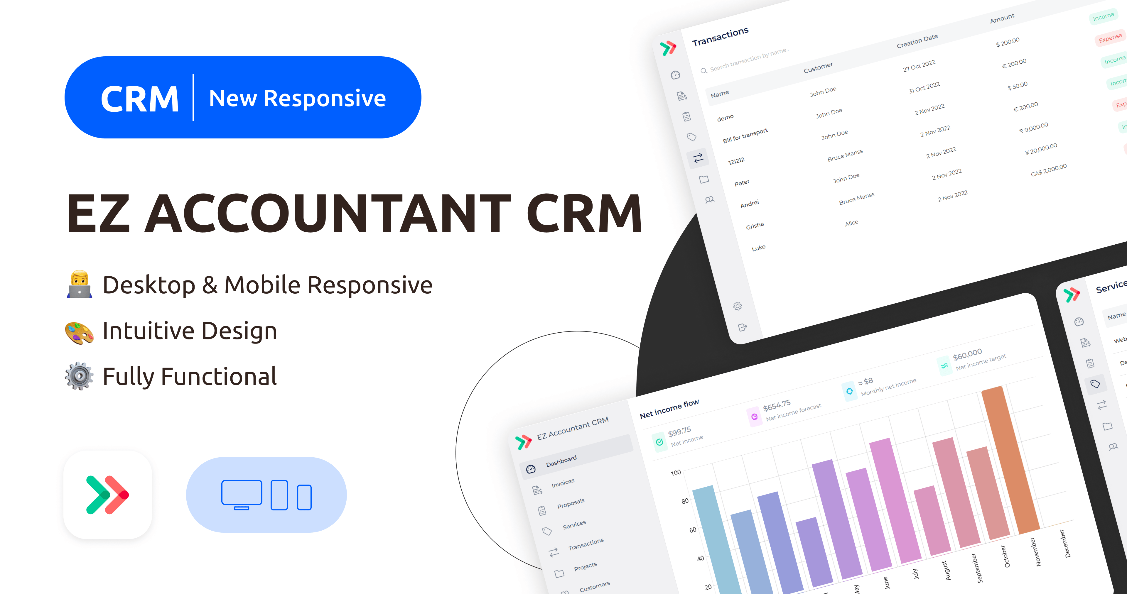 Ez Accountant Crm Template Bubble