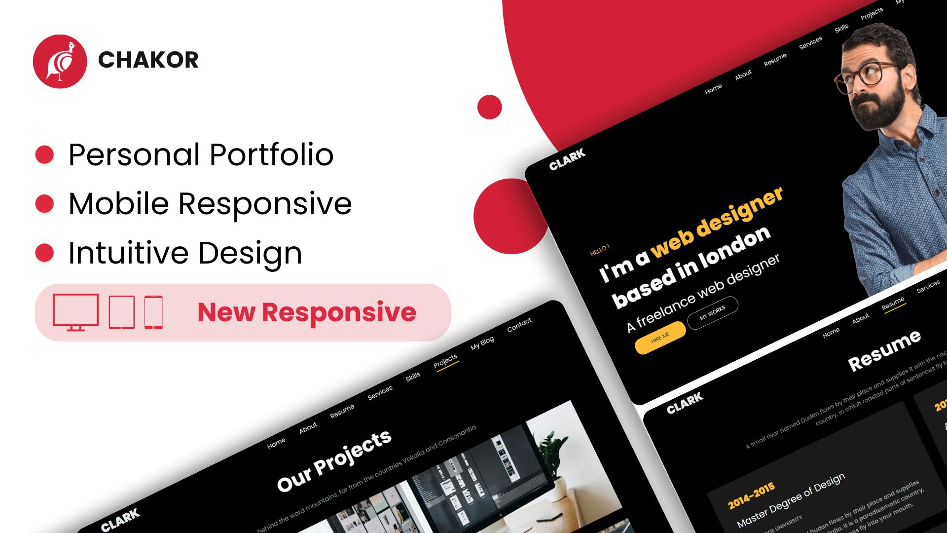 Personal Portfolio Template | Bubble