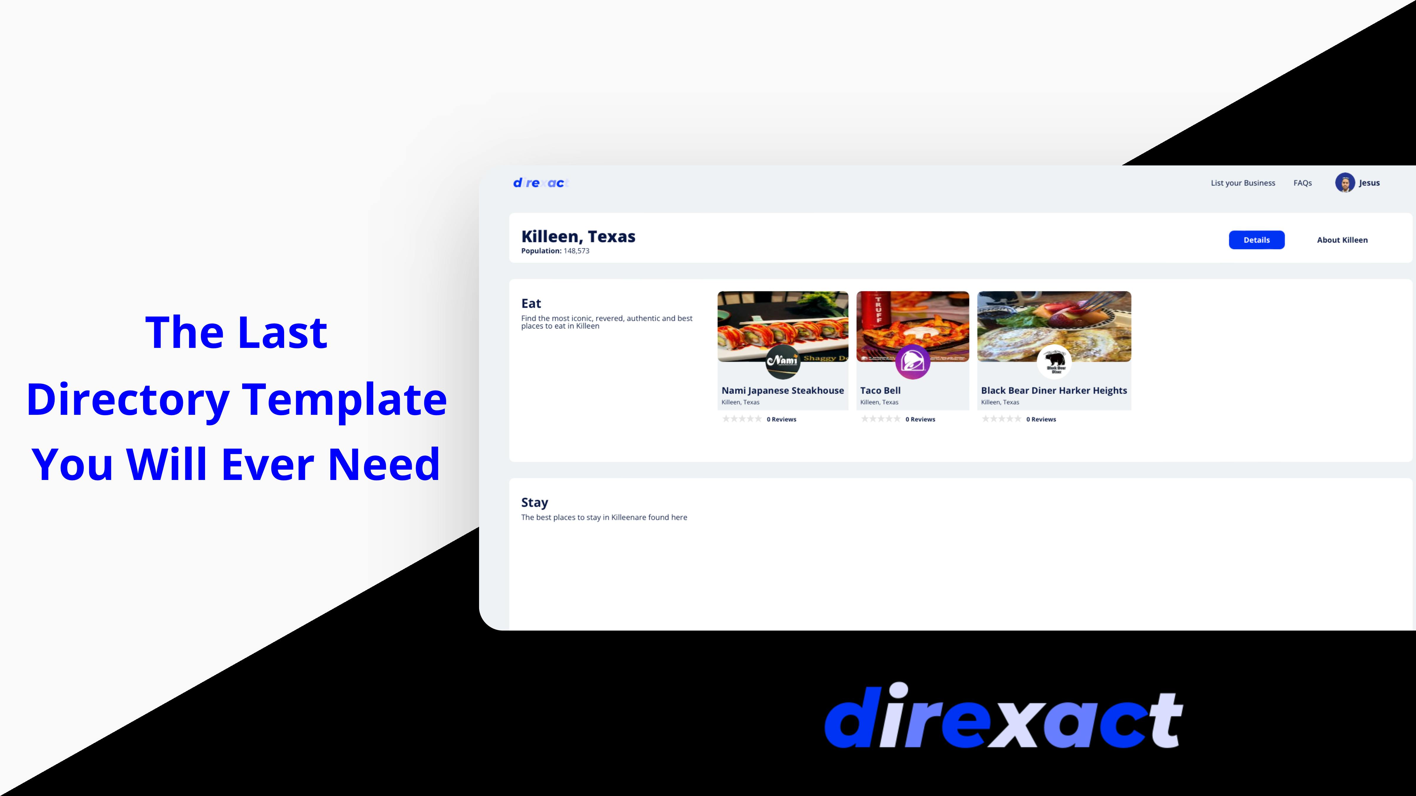 Direxact - A Directory Templat Template | Bubble