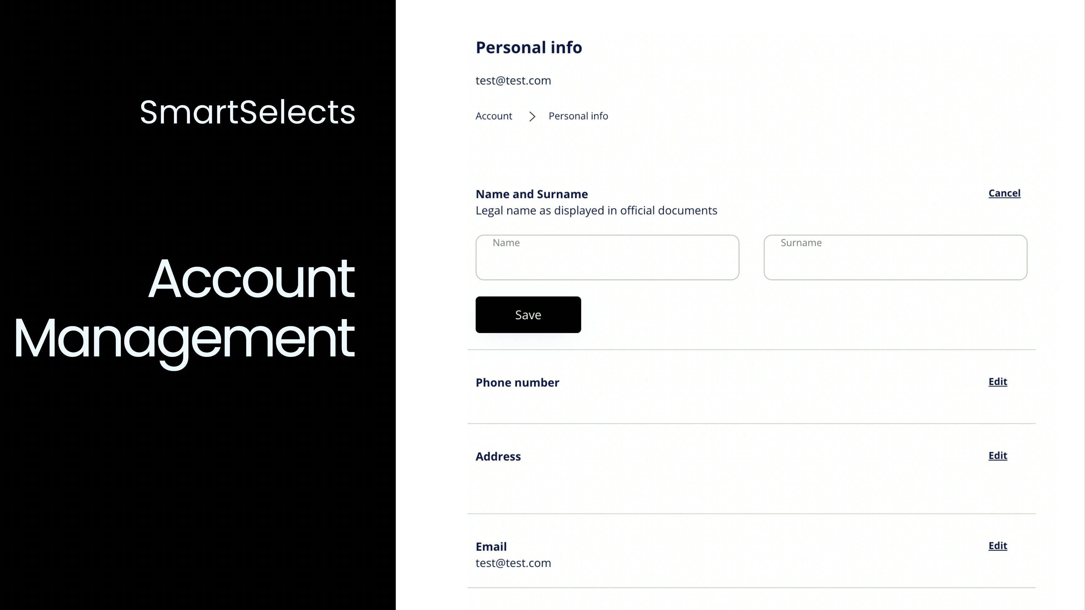 Account Management Template | Bubble