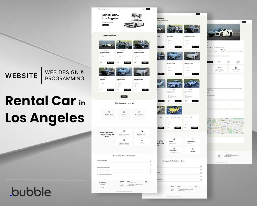 Car Rental Checker Car Rental Like Turo Template | Bubble