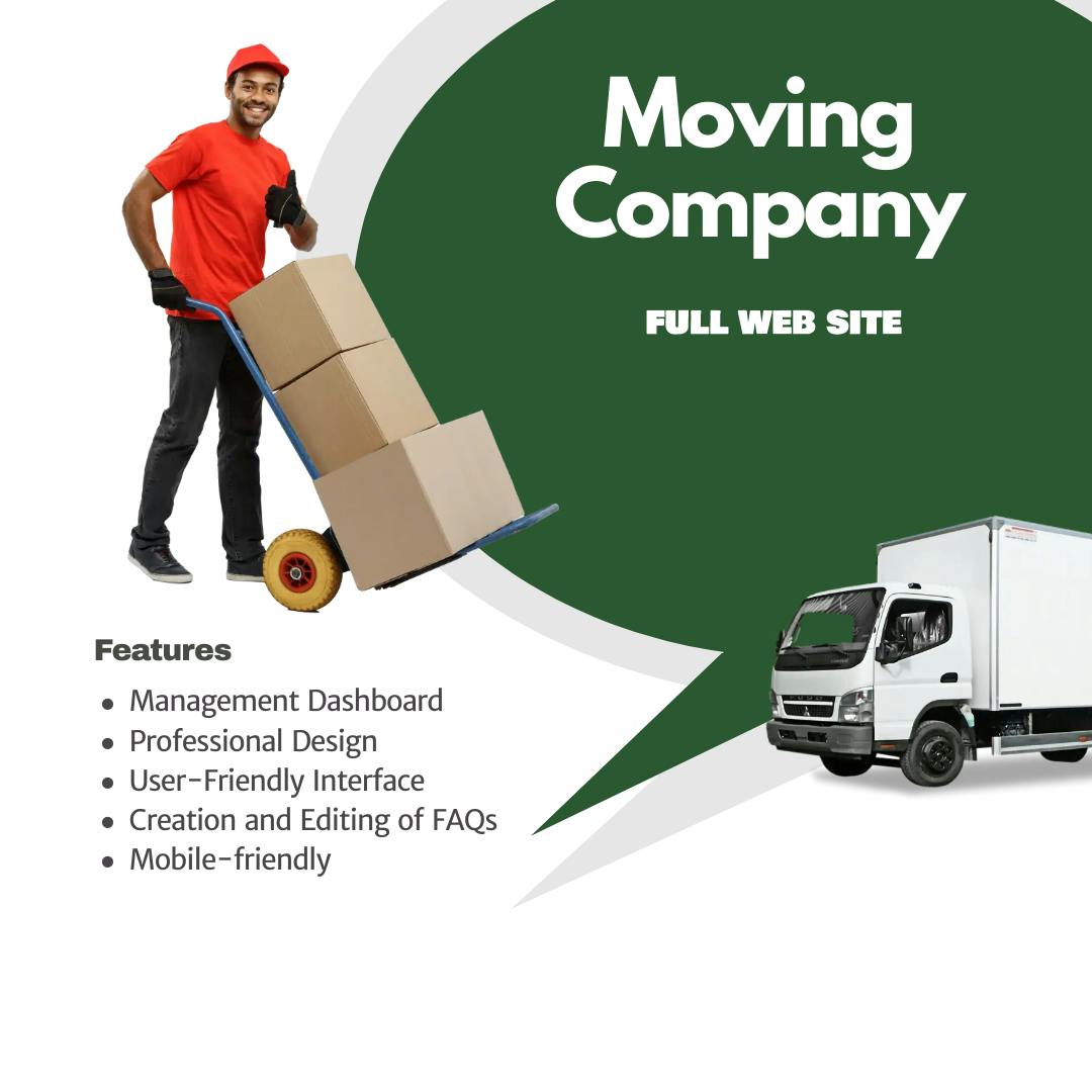 Moving Company Template Bubble