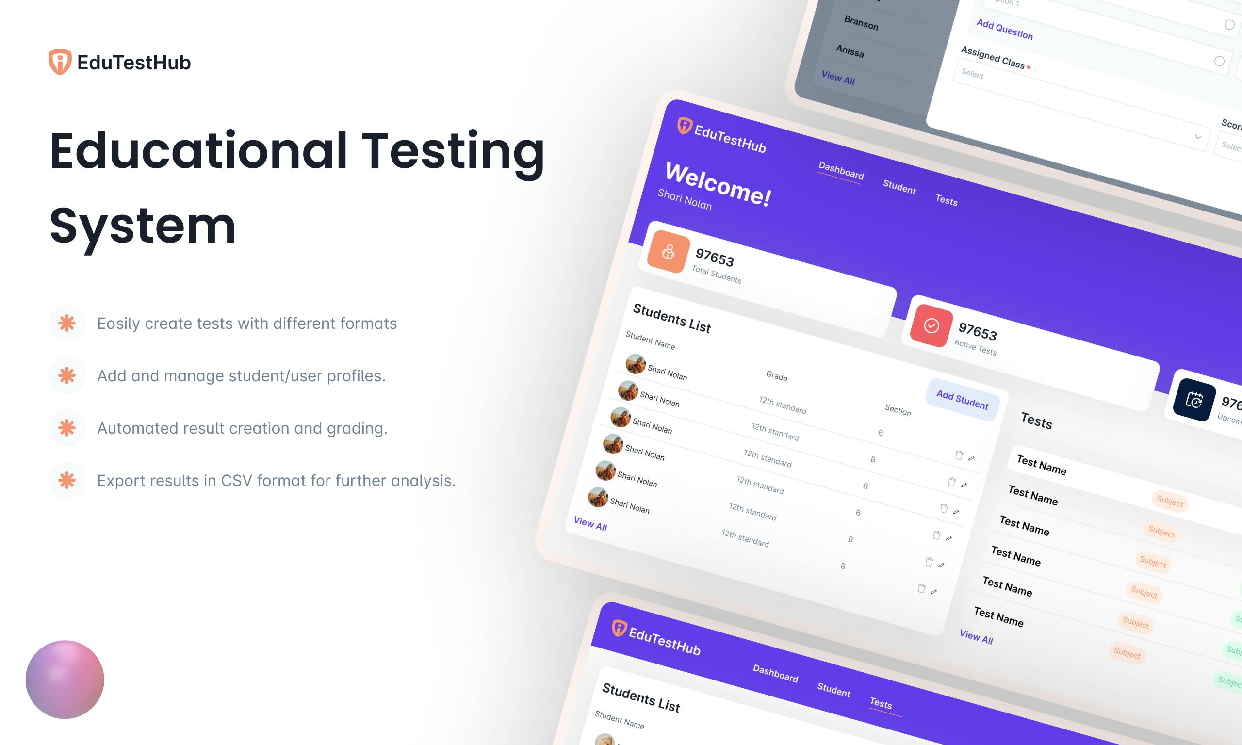 Educational Testing & Quizzes Template | Bubble