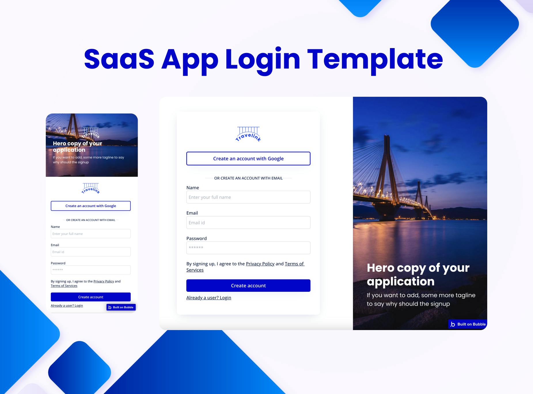 Canvascraft App Login Template Template Bubble canvascraft-app-login-template-template-bubble
