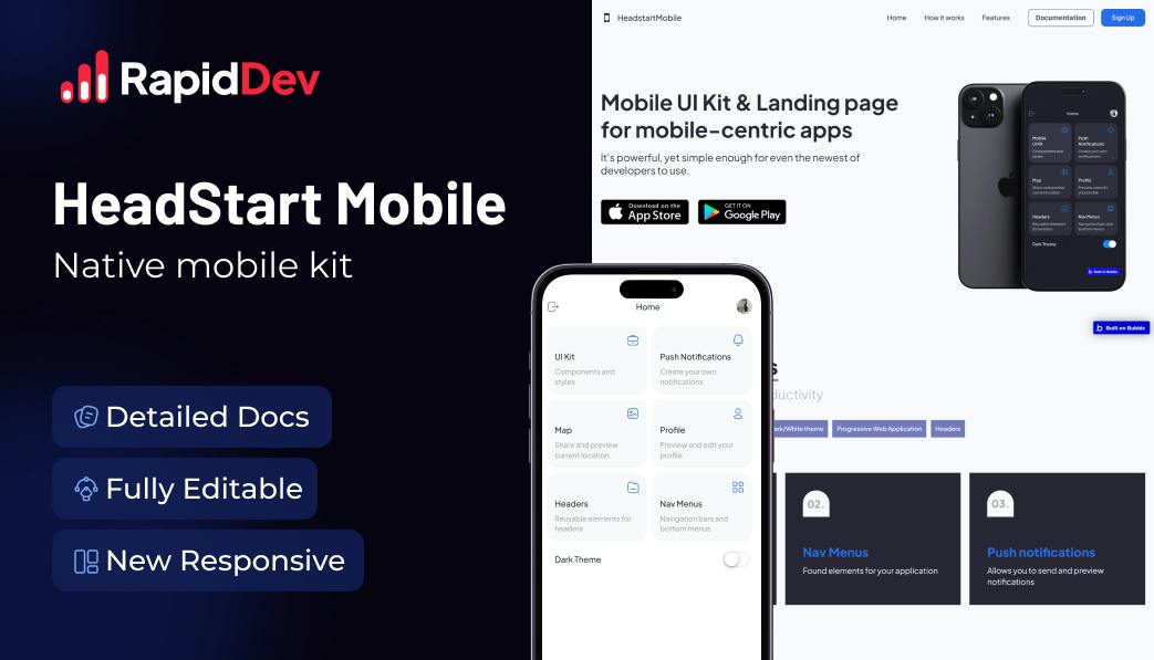 Loading Ui Native System Native UI Mobile Kit Template | Bubble
