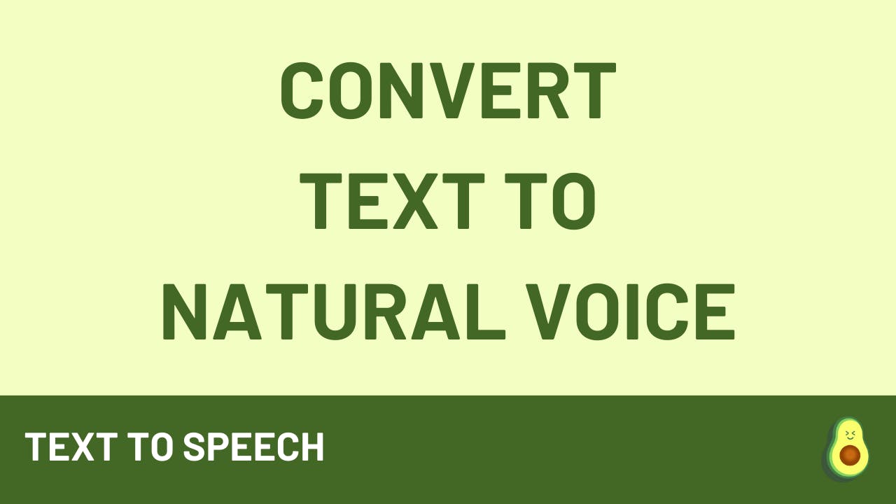 Text To Speech - TTS Template | Bubble