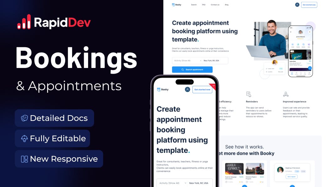 Bookings & Appointments Template | Bubble