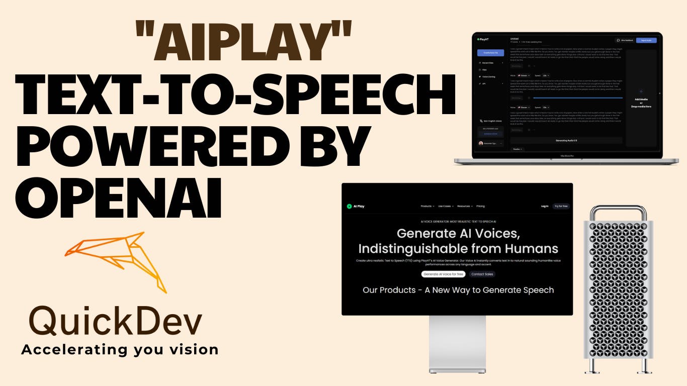 Aiplay Tts: Openai Powered Template Bubble Aiplay Tts: Openai Powered Template Bubble