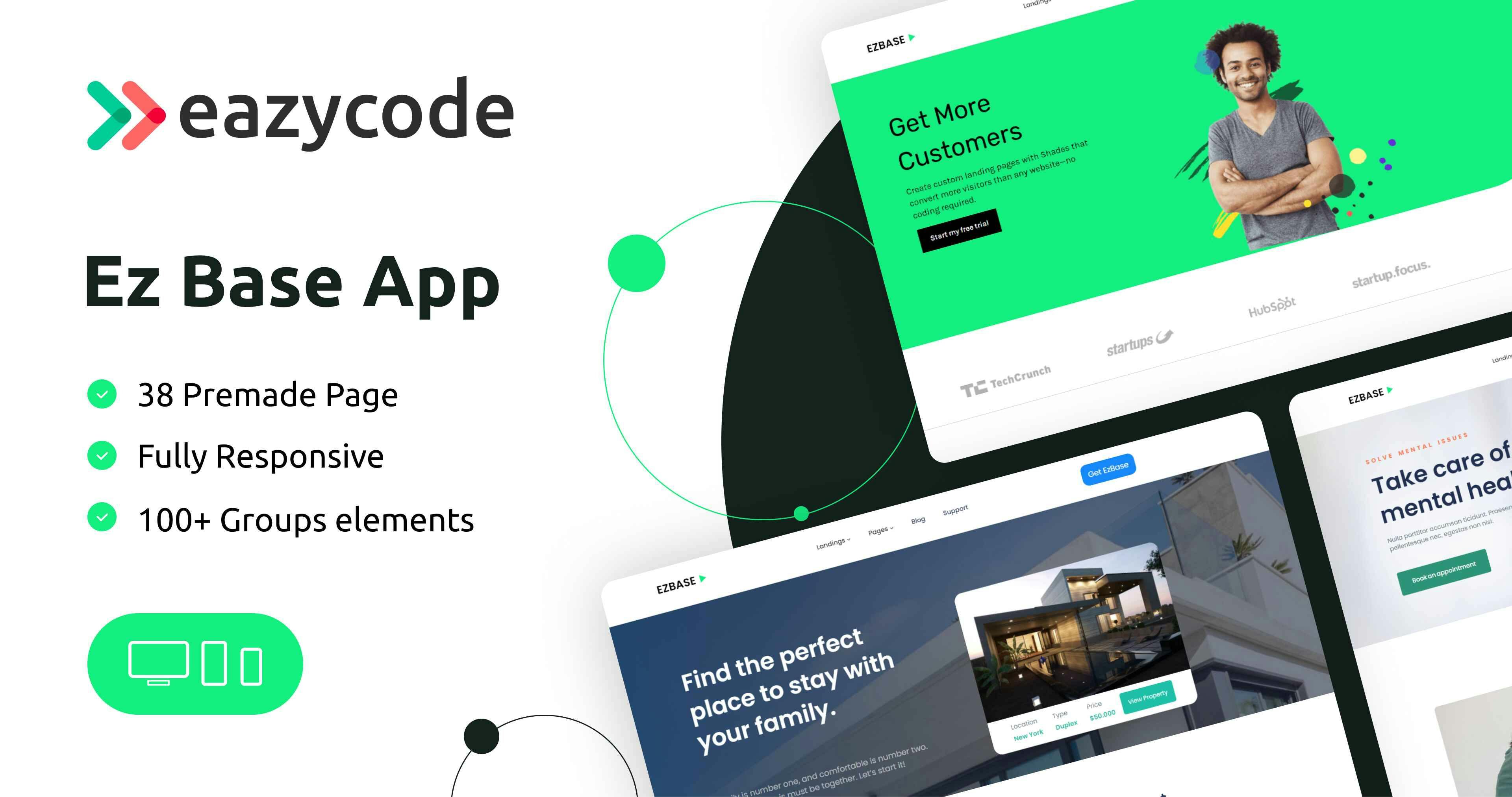 Ez Base Multi Pages Template | Bubble