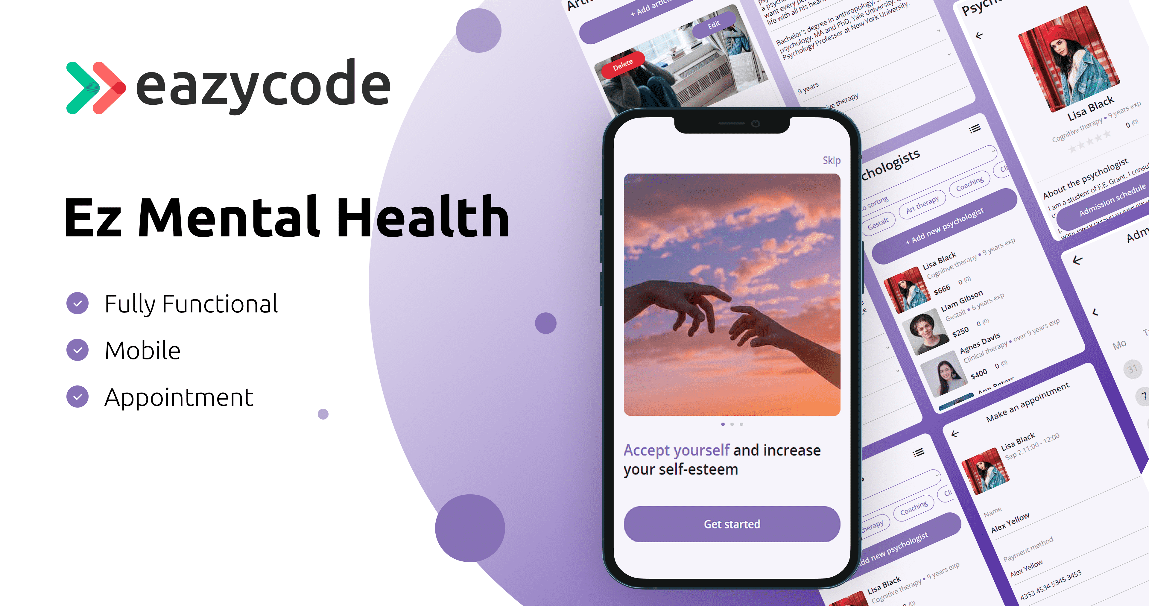 Ez Mental Health Mobile Template Bubble Ez Mental Health Mobile Template Bubble