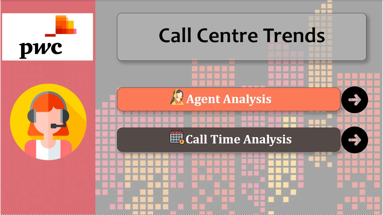 Power BI Project Call Centre Trends PwC Virtual Experience