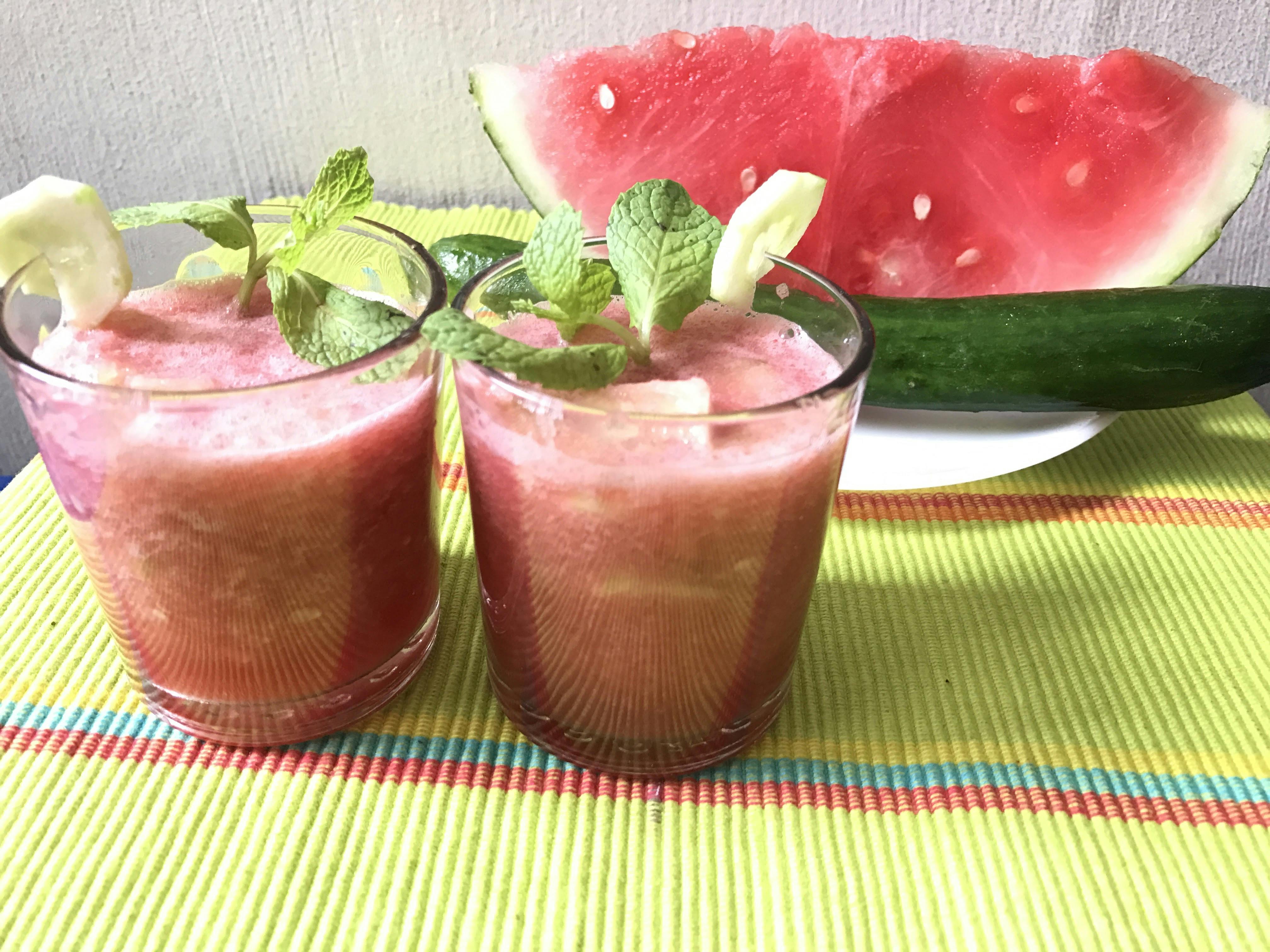 Watermelon Cucumber Refresher Your Veg Recipe