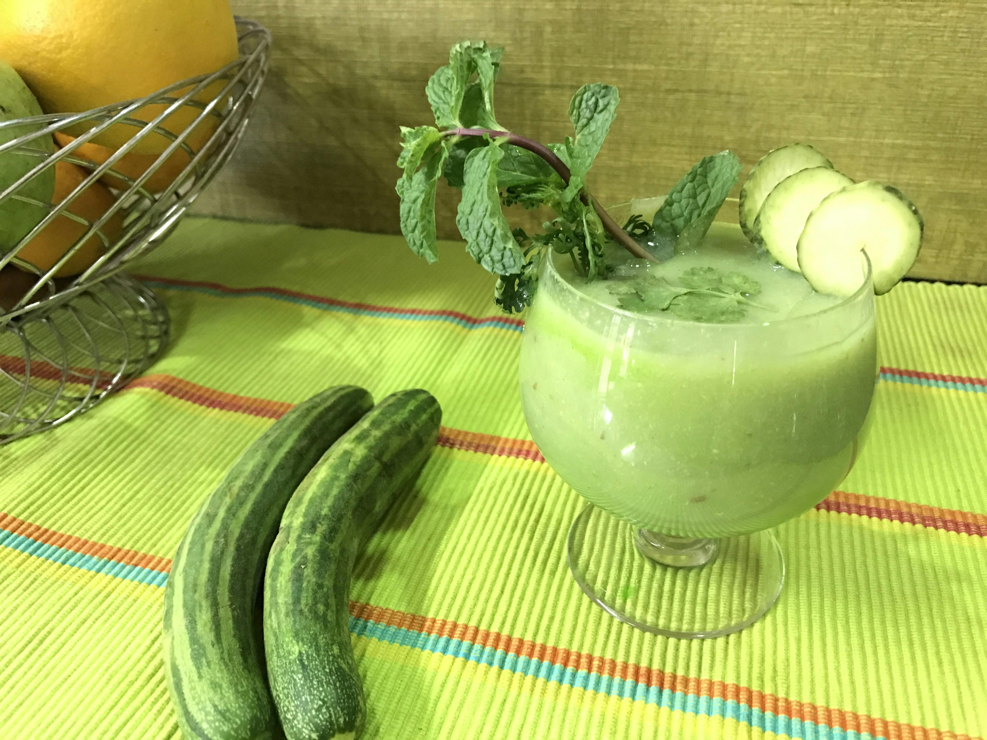 Spinach & Cucumber Smoothie Your Veg Recipe
