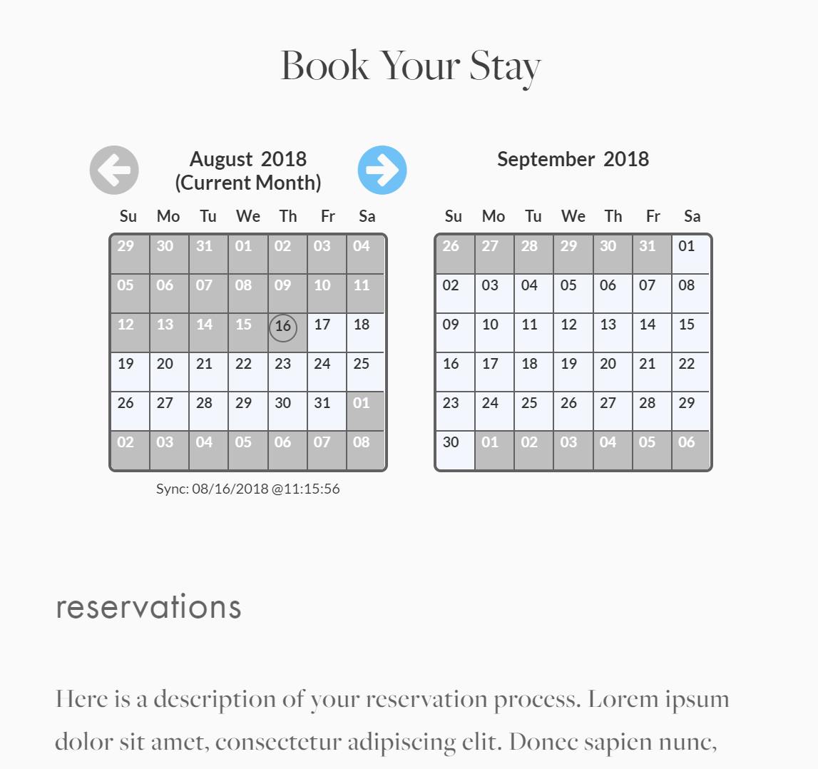 GRUPZ Vacation Rental Calendars for Any Website Sync to Any