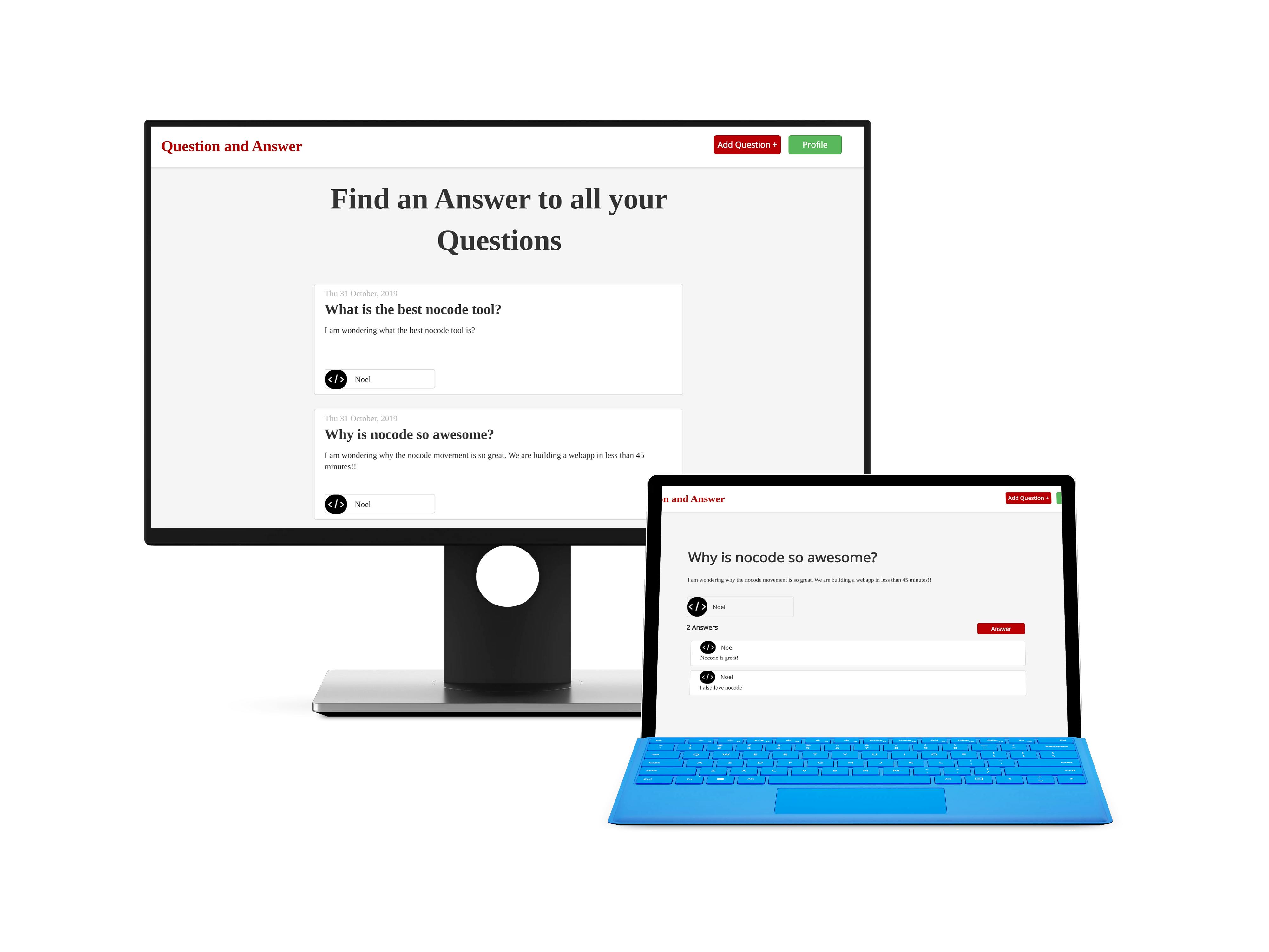 Questions and Answers Template