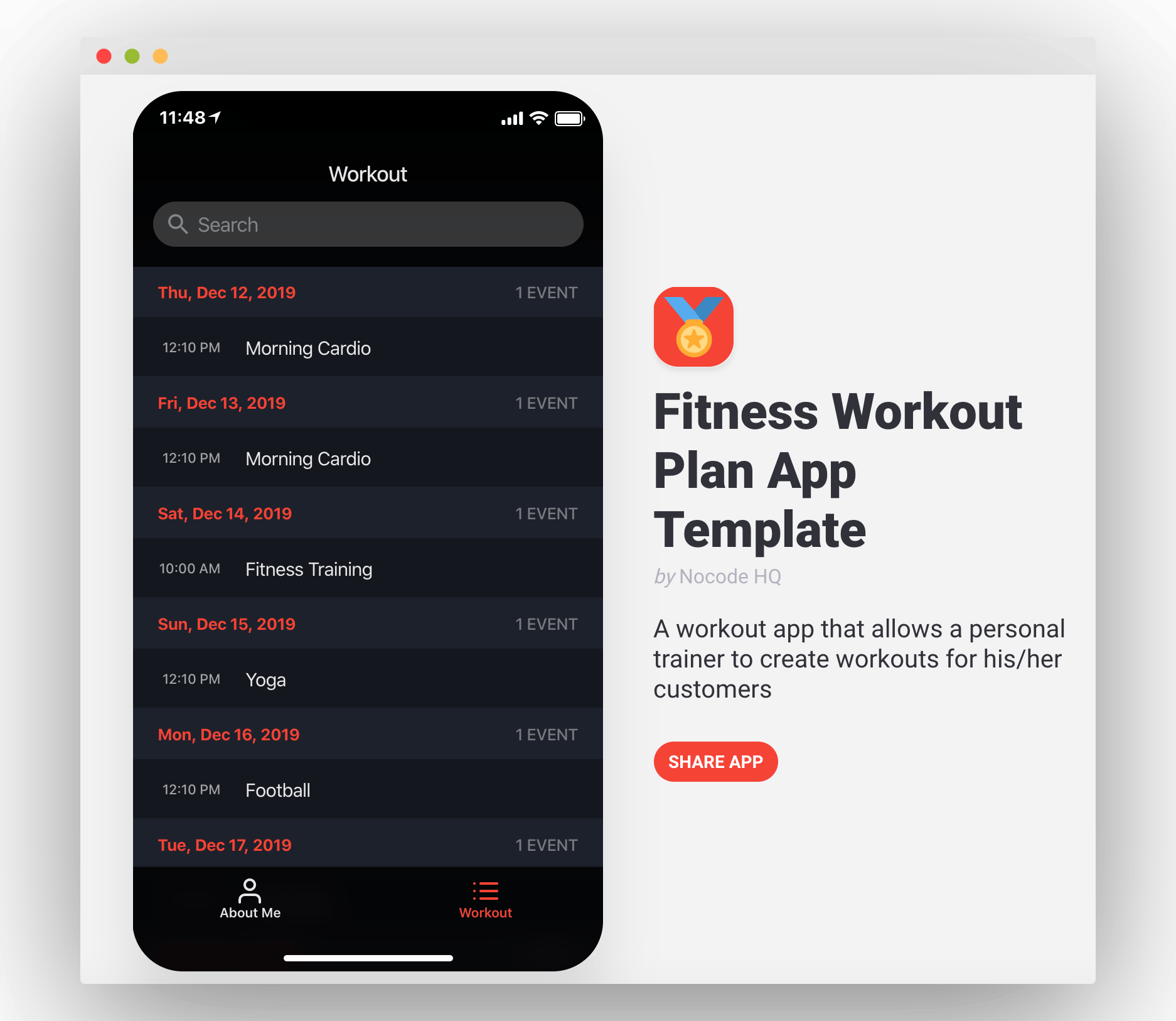 Create a Fitness Workout Planner mobile app for your customers